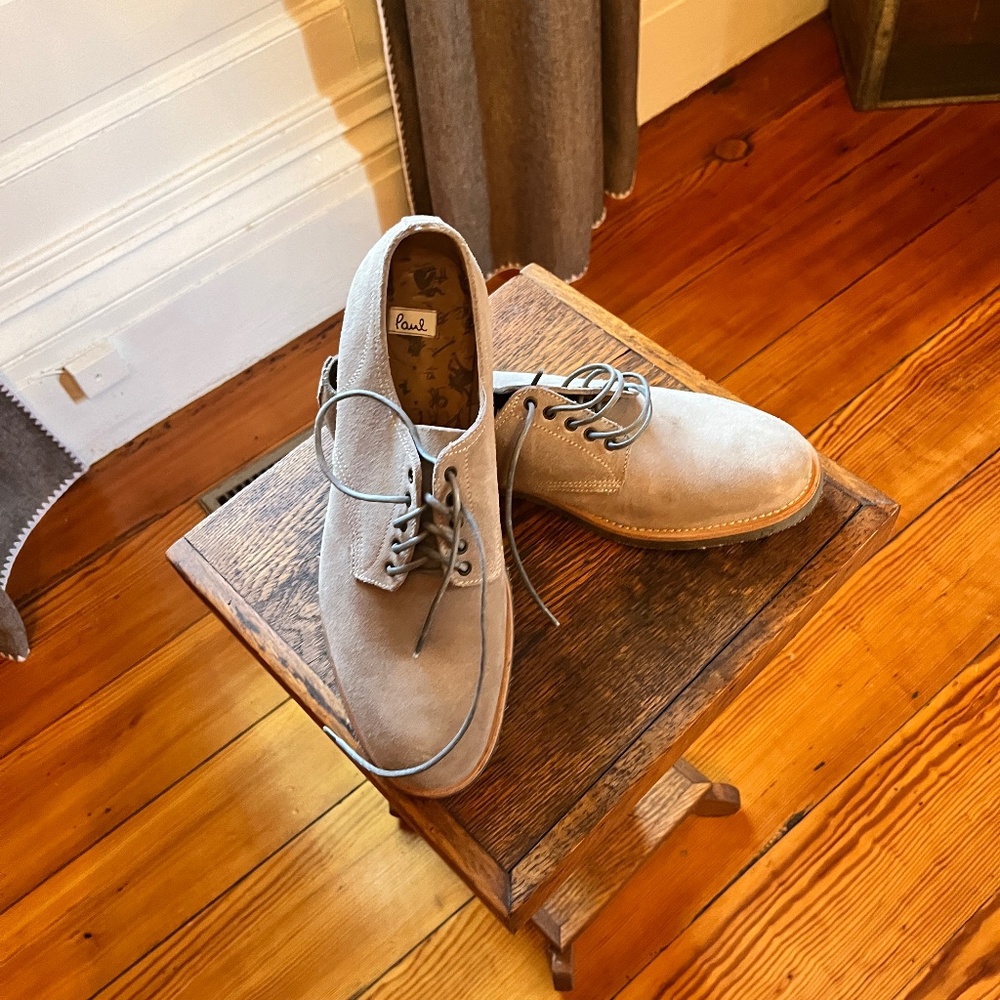 beige Paul Smith Designer Oxfords